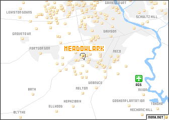 map of Meadowlark