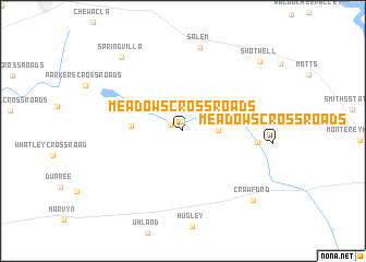 map of Meadows Crossroads