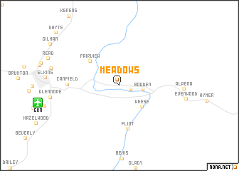 map of Meadows