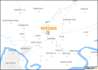 map of Meadows