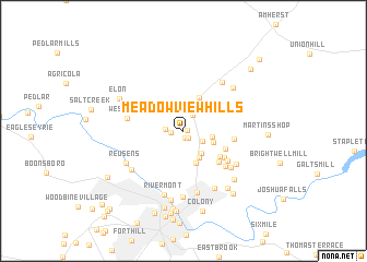 map of Meadowview Hills