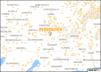 map of Meadowview