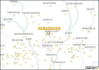 map of Meadow View