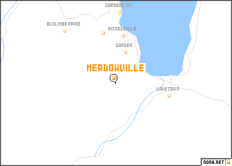 map of Meadowville