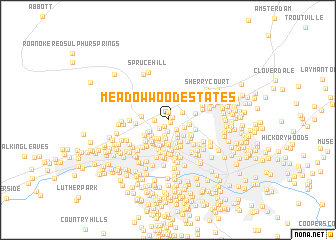 map of Meadow Wood Estates