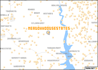 map of Meadow Woods Estates