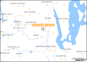 map of Meads Corner