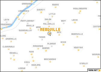 map of Meadville