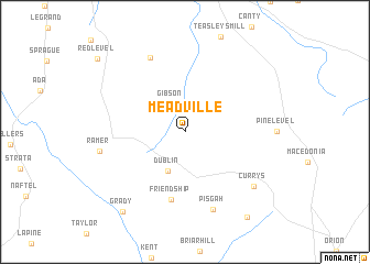 map of Meadville