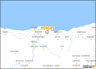 map of Meagas