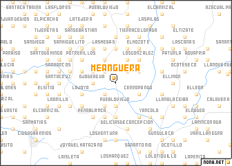 map of Meanguera