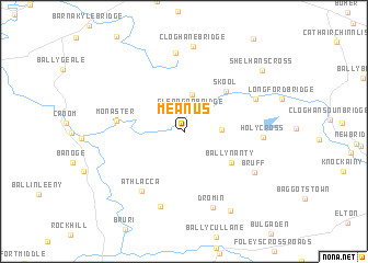 map of Meanus