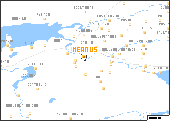 map of Meanus