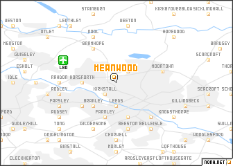 map of Meanwood