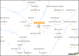map of Meapan