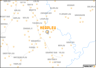 map of Méapleu