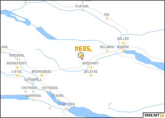 map of Meås