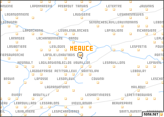 map of Meaucé