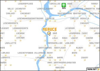 map of Meauce