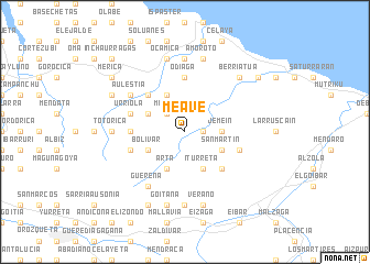 map of Meave
