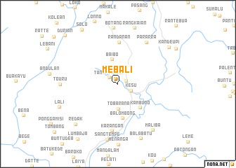 map of Mebali