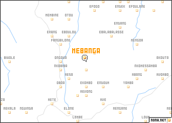 map of Mebanga