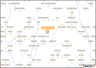 map of Mebang