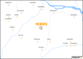 map of Mebang