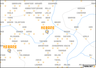 map of Mébaré