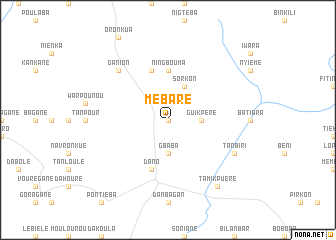 map of Mébaré