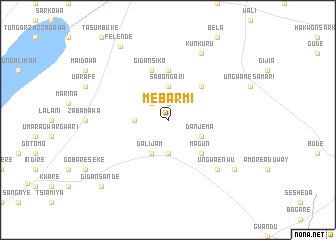 map of Mebarmi