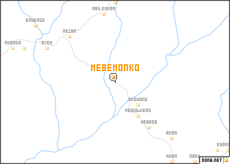 map of Mébémonko