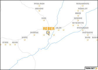 map of Mebem