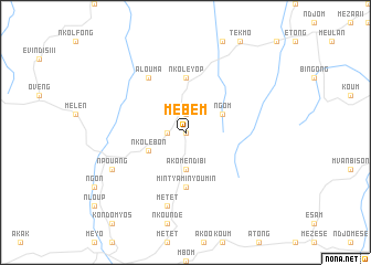 map of Mébem