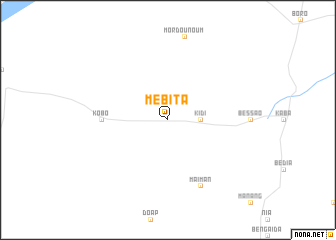 map of Mébita