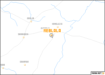 map of Méblala
