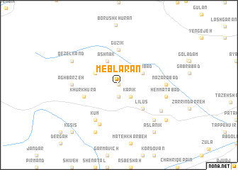 map of Meblarān