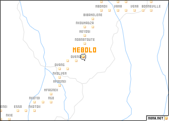 map of Mebolo