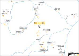 map of Mebote