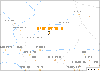 map of Mebourgouma