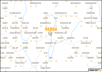 map of Mébou