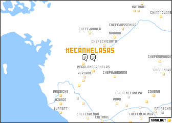 map of Mecanhelas