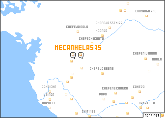 map of Mecanhelas