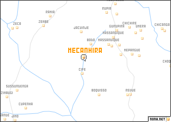 map of Mecanhira