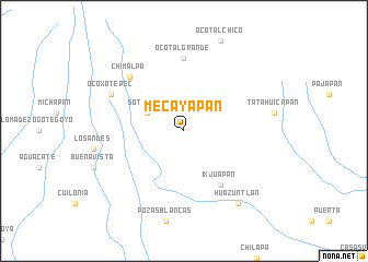 map of Mecayapan