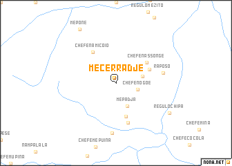 map of Mecerradje