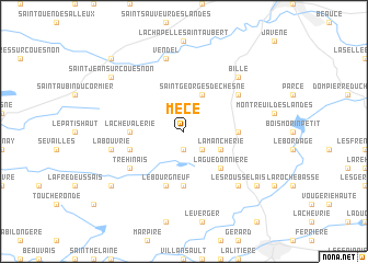 map of Mecé