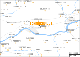 map of Mechanicsville