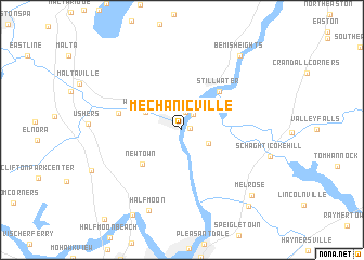 map of Mechanicville