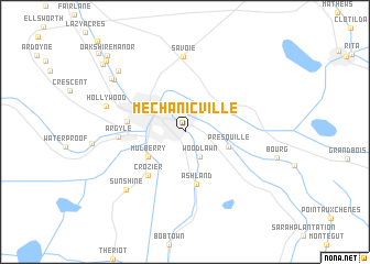 map of Mechanicville